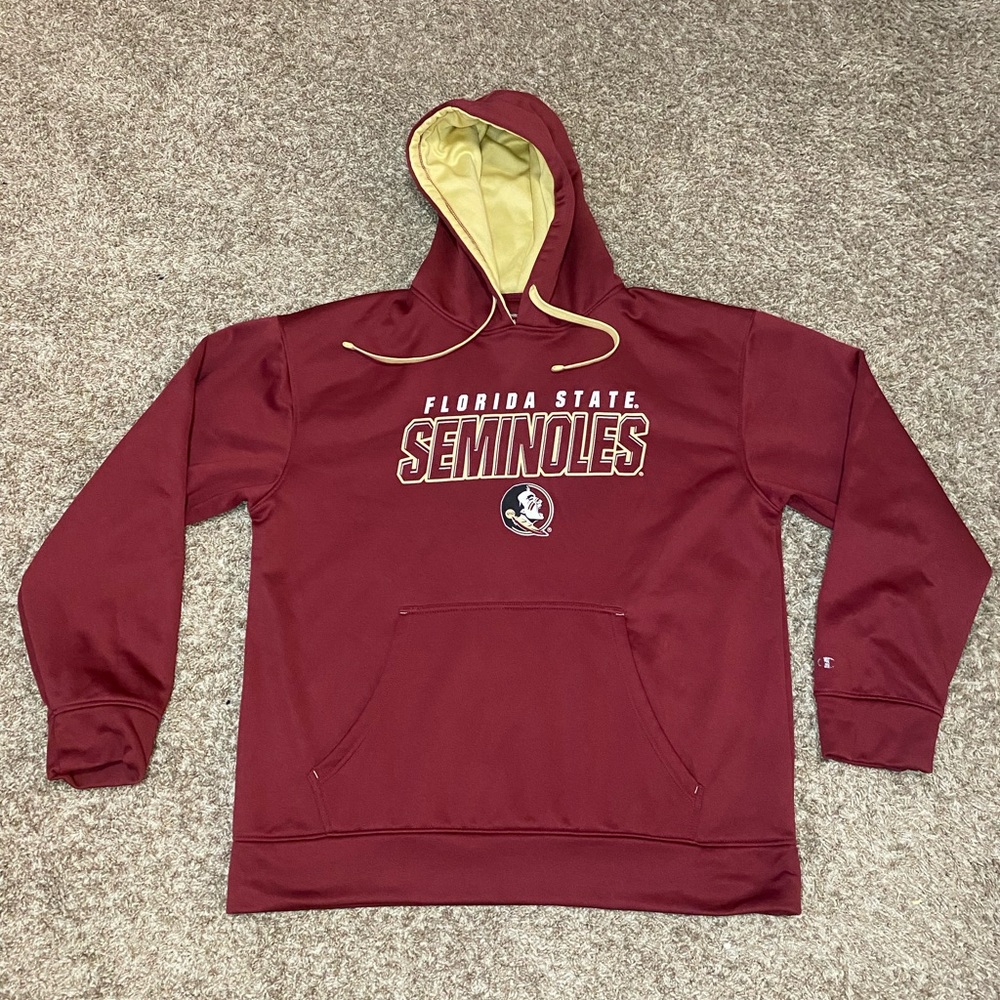 Vintage Champions Florida State Seminoles NCAA Pullover Hoodie Men's Size LARGE
